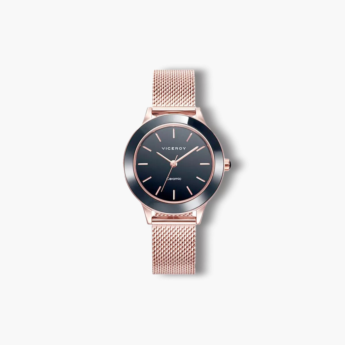 Viceroy Cerámica 471182-57 rose black dial Watch | JOSE LUIS Joyerías