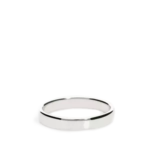 Alianzas plata cuadrado lado liso medida 3 10738W-09