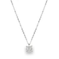 Gargantilla diamante oro 18 quilates