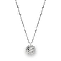 Gargantilla diamante oro 18 quilates