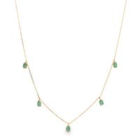 Gargantilla diamante oro 18 quilates