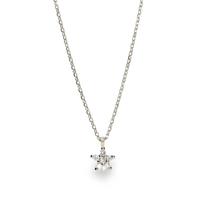 Gargantilla diamante oro 18 quilates