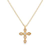 Gargantilla diamante oro 18 quilates