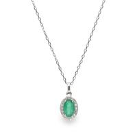 Gargantilla diamante oro 18 quilates