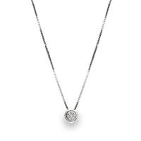 Gargantilla diamante oro 18 quilates