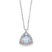 Gargantilla diamante oro 18 quilates
