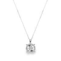 Gargantilla diamante oro 18 quilates