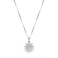 Gargantilla diamante oro 18 quilates