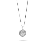 Gargantilla diamante oro 18 quilates