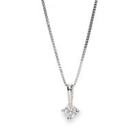 Gargantilla diamante oro 18 quilates