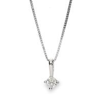 Gargantilla diamante oro 18 quilates