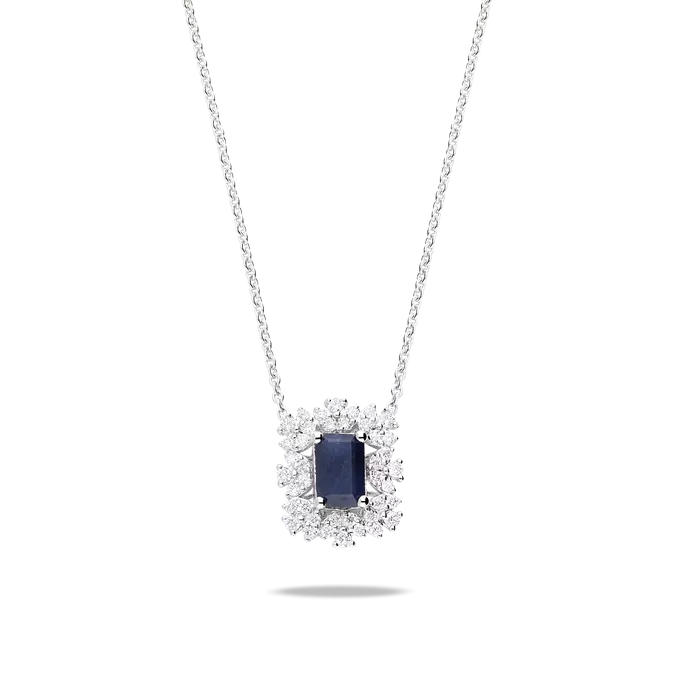 Collar diamante natural 0.06 ct. oro 18 quilates JAIPUR CELESTIA