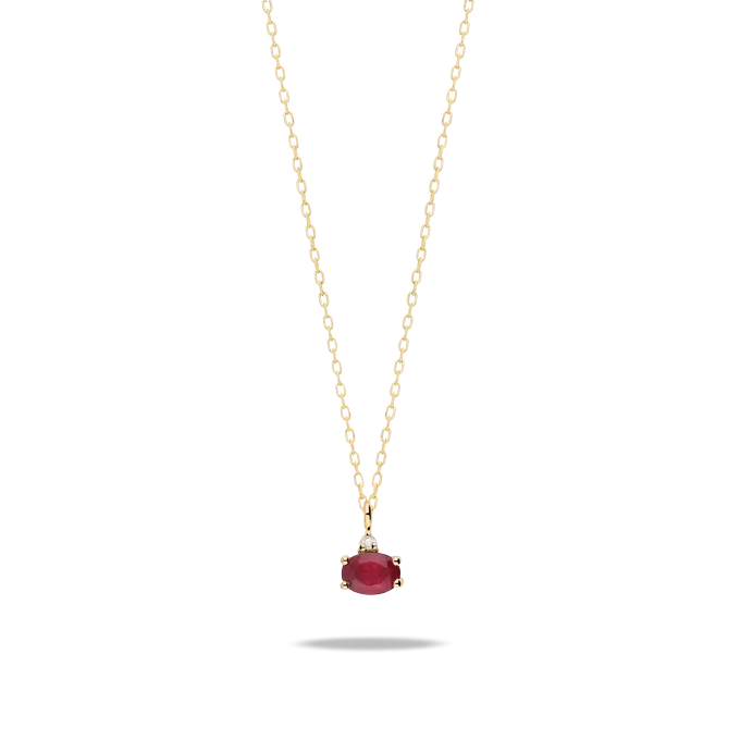 18k gold diamond pendant MAGMA