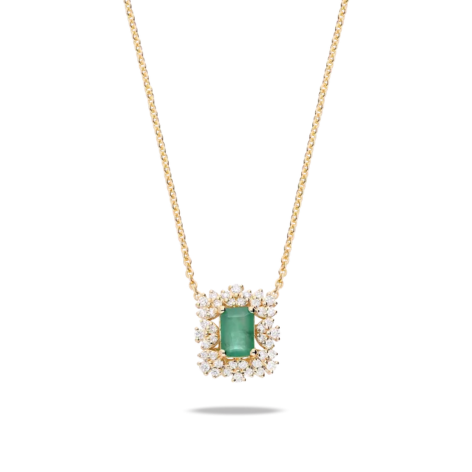 Collar diamante natural 0.06 ct. oro 18 quilates JAIPUR VIRIDIA