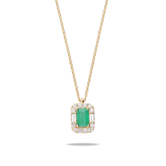 Collar diamante natural 0.08 ct. oro 18 quilates GATSBY