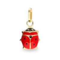 Colgante mariquita oro 18 quilates