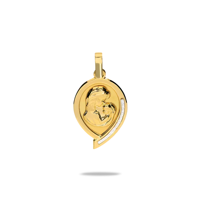 18k gold charm