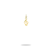 Colgante clave de sol oro 18 quilates