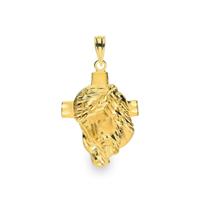 Colgante cristo oro 18 quilates 24mm