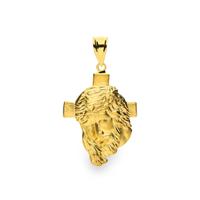 Colgante cristo oro 18 quilates 28mm