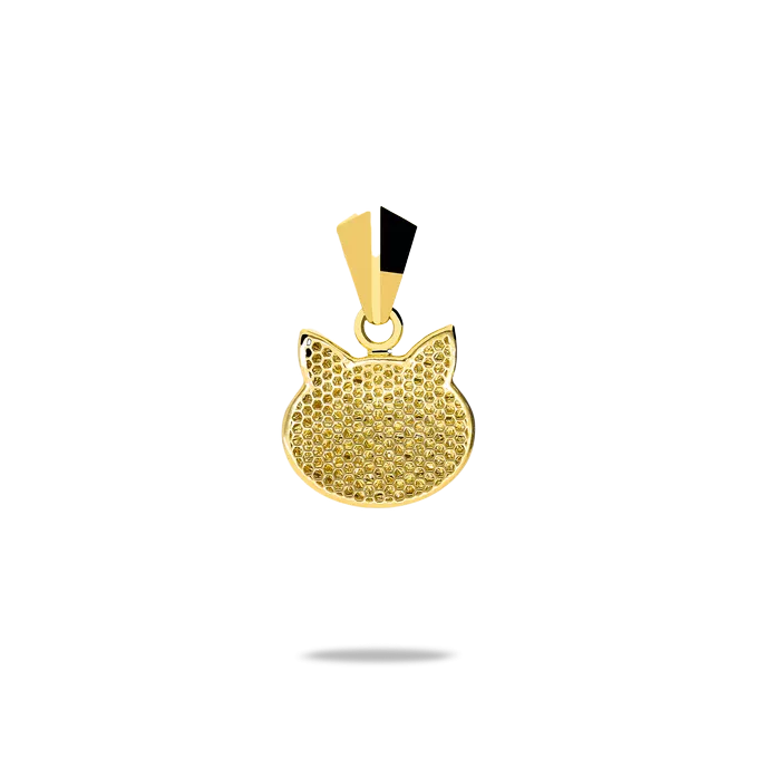 18k gold charm