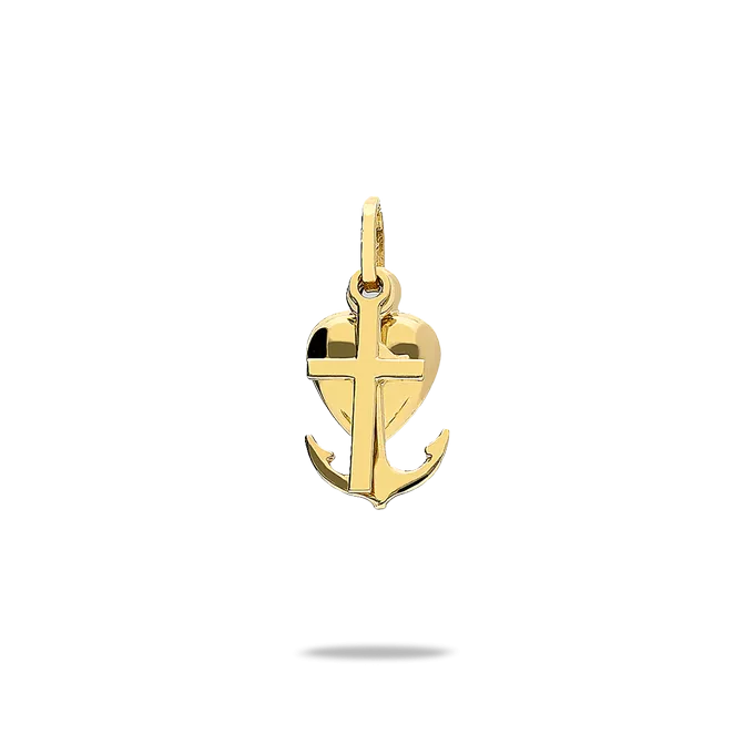 18k gold charm