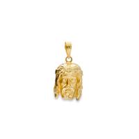 Colgante hombre cabeza cristo oro 18 quilates