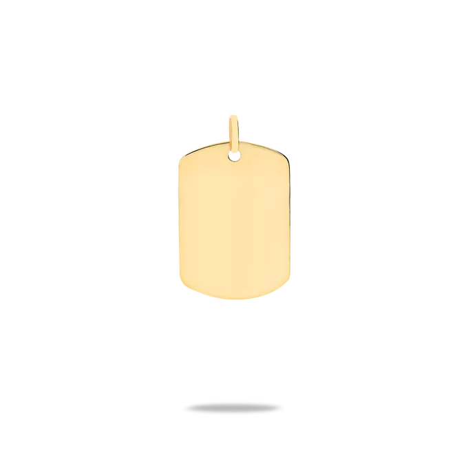 Placa oro 18 quilates