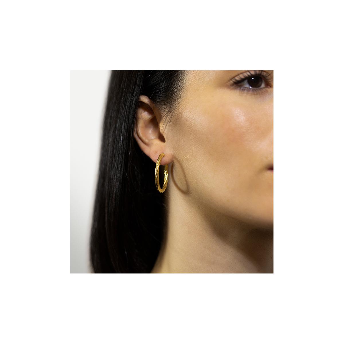 Aro oro 18 quilates TWIST