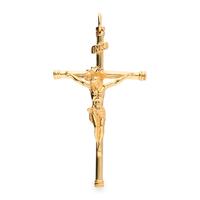 Cruz con cristo hombre oro macizo 18 quilates 56mm
