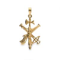 Cruz de la legion oro macizo 18 quilates 26mm
