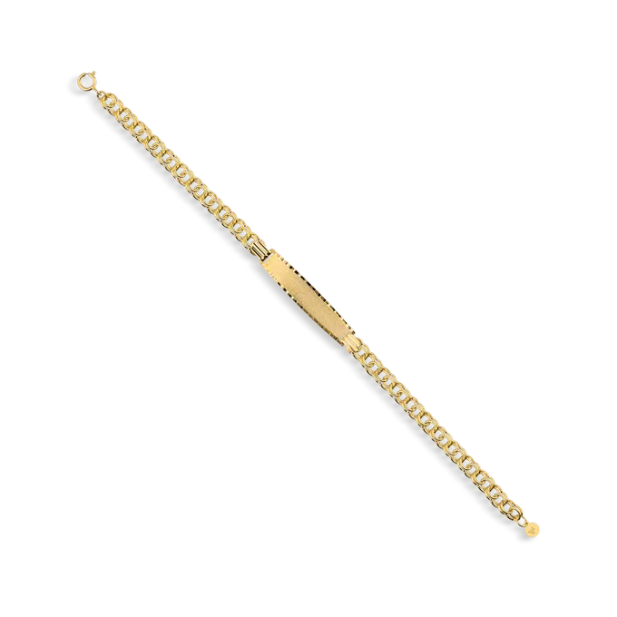 18k gold ID bracelet