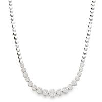 Gargantilla diamante oro 18 quilates