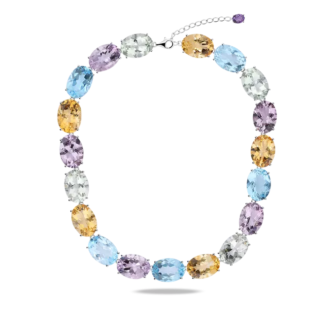 Sterling silver necklace PRISM