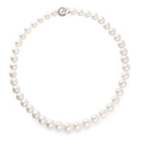 Collar de perlas con cierre de plata primera ley
