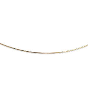 Gargantilla oro macizo cola de topo diamantado 8 lado medida 0,75 de largo 40 . cierre de reasa 30I170
