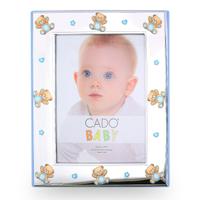 Marco fotos infantil plata bilaminada osos 13 x 18