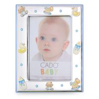 Marco fotos infantil plata bilaminada patos y osos 9 x 13