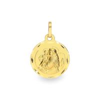 Medalla san antonio oro 18 quilates 16mm