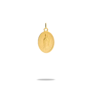 Medalla virgen guadalupe mexico oval bisel lapidado con asa oval medida 20 x 15 318SMD68I6070A20