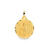Medalla virgen señora del coromoto oro 18 quilates 18mm