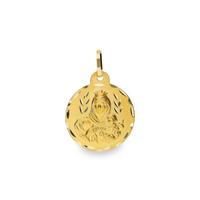 Medalla virgen del carmen oro 18 quilates 20mm
