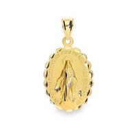 Medalla virgen milagrosa oro 18 quilates 25x18mm