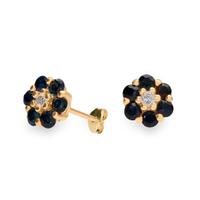 Pendiente diamante oro 18 quilates
