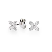 Pendiente diamante oro 18 quilates