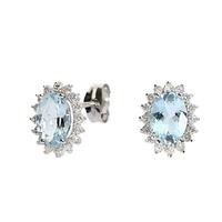 Pendiente diamante oro 18 quilates