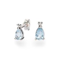 Pendiente diamante oro 18 quilates