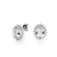 Pendiente diamante oro 18 quilates