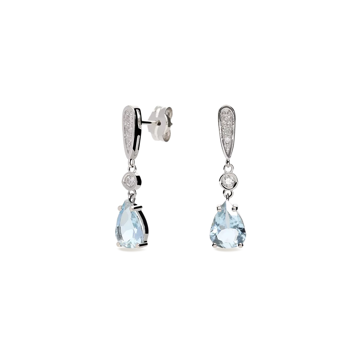 Pendiente diamante oro 18 quilates GLACIER