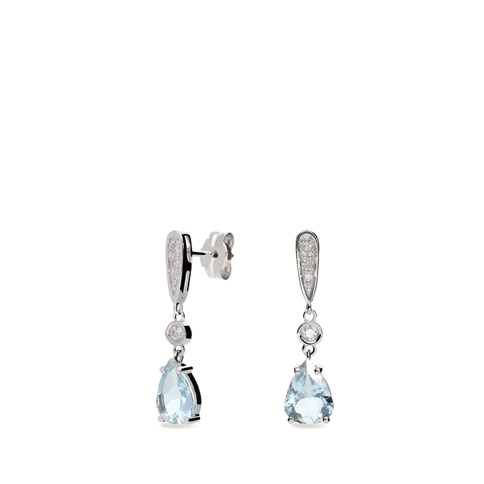 Pendiente diamante oro 18 quilates GLACIER